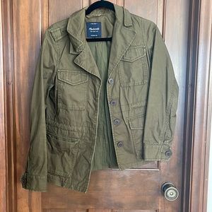 Madewell green utility jacket